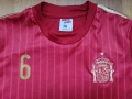 #6 Iniesta Spain - юношеска футболна тениска на Испания, снимка 4