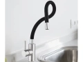 Кухненски смесител гъвкав с въртящ се чучур на 360 градуса, снимка 4