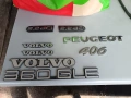 Оригинални летящи емблеми и надписи за автомобили (Volvo, Peugeot, dCi) , снимка 1
