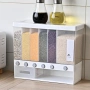 Стенен диспенсър за зърнени храни и ориз с 6 отделения „Cereal Dispenser, снимка 1