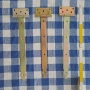 3  Т-образни панти с цвят на месинг, снимка 1