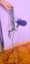 USB Кондензаторен микрофон комплект със стойка и pop filter – идеален за подкасти, стрийминг и запис, снимка 1