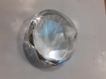 Голям изкуствен диамант,много добре шлифован,размер на снимките, снимка 2