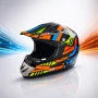Кросова каска ACEBIKE, Full Face, DOT Сертификат, Размер: M-L, снимка 2
