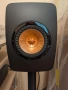 Комплект качествена аудио система колони, стойки и субуфер KEF, снимка 1
