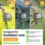 Rainfactory IP65 водоустойчив електронен таймер за автоматично поливане за градина (4 програми), снимка 3