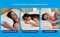 Ергономична Memory Foam възглавница против рефлукс 18 см, снимка 6