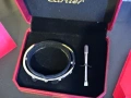 Нова Гривна Cartier LOVE в сребърен цвят с пълна опаковка и аксесоари, снимка 2