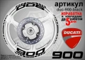 Ducati 900 кантове + надписи за джанти , снимка 2