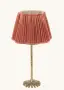 Плисиран ръчно изработен абажур Diya Scalloped, снимка 1