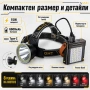 Професионален мощен челник за глава и къмпинг лампа с Power Bank за риболов къмпинг туризъм палатка, снимка 6