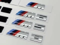 Bmw емблема надпис m3, m5, m6, x drive букви, бафж, стикер, снимка 3