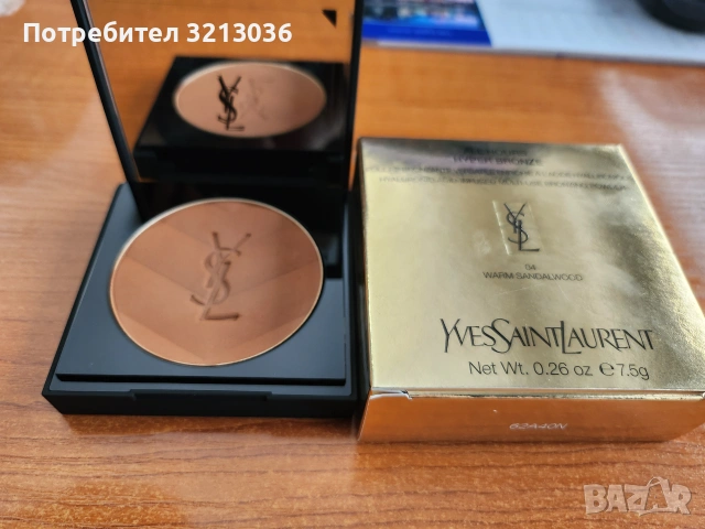Yves Saint Laurent all hours hyper bronze +подарък четка за пудра, снимка 5 - Козметика за лице - 55278578