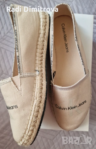 Дамски еспадрили Calvin Klein jeans, снимка 4 - Маратонки - 54816665