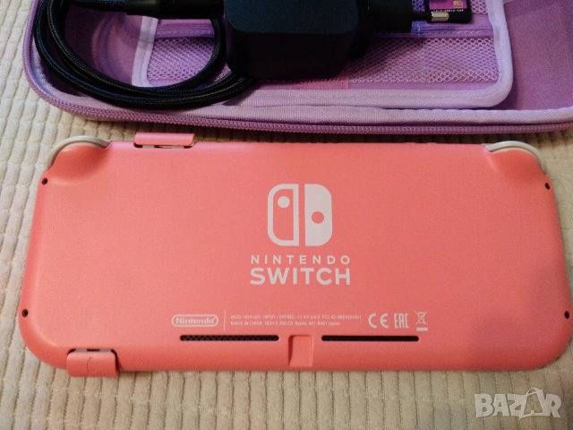 Nintendo Switch Lite - розова, снимка 5 - Nintendo конзоли - 54785748