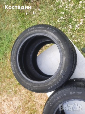 Летни гуми 215  55 R17 94W Pirelli Cinturato P 7, снимка 10 - Гуми и джанти - 54537621