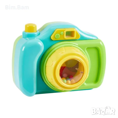 Играчка фотоапарат с дрънкалка, снимка 2 - Дрънкалки и чесалки - 55396392