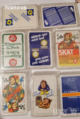 Стари немски карти за белот, нови