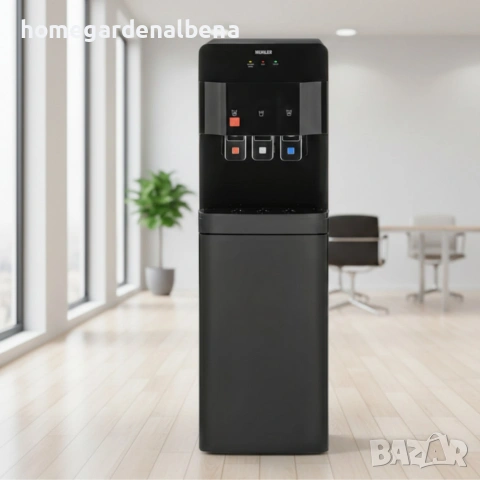 Диспенсер за вода Muhler WD-99CBL с компресор и долно зареждане, снимка 5 - Други - 54170722