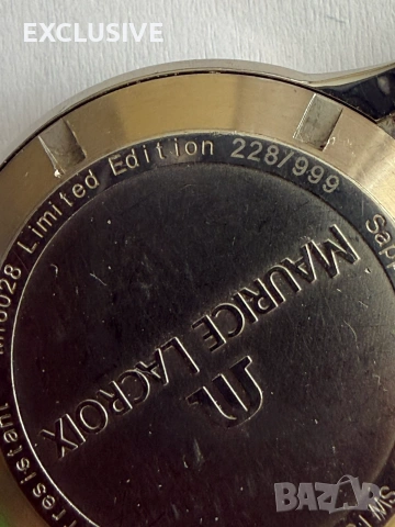 Швейцарски часовник Maurice Lacroix  Chronometer limited  , снимка 9 - Мъжки - 45953862