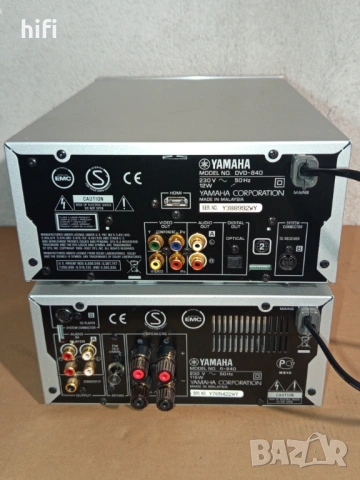 Стерео ресивър Yamaha R-840 и плейър DVD-840, снимка 4 - Аудиосистеми - 54610404