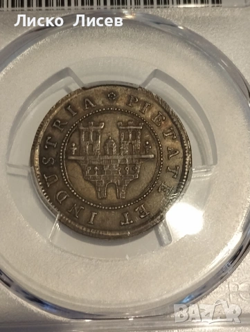 Германия Бавария Ротенбург 1792г. SP63, снимка 3 - Нумизматика и бонистика - 54289885