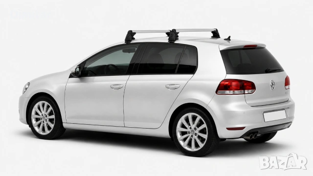 VW Golf V - VI - Jetta Оригинален багажник за покрив (напречни греди, релси, рейлинг), снимка 3 - Аксесоари и консумативи - 54413820
