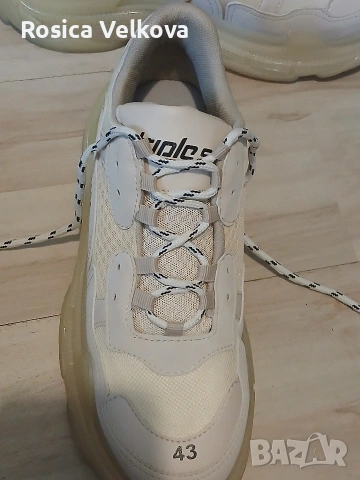 Маратонки BALENCIAGA triples, снимка 8 - Маратонки - 54766565