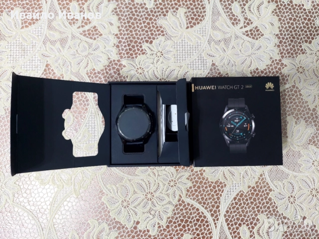 Смарт часовник Huawei Watch GT2 46mm (LTN-B19) | Черен, снимка 7 - Смарт часовници - 55069569