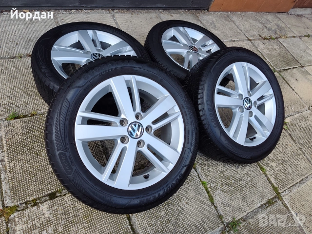 Джанти с гуми 205 55 16 ' 5x112 VW GOLF TOURAN / ФОЛКСВАГЕН 57,1 5х112