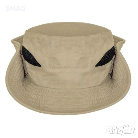 Мъжка bucket шапка бежова с мрежа и копчета_1224691, снимка 3 - Шапки - 54923271