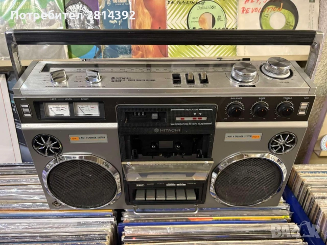 Касетофон HITACHI TRK-8155E Lamborghini Boombox Японска легенда Корекомска класика, снимка 2 - Радиокасетофони, транзистори - 54793630
