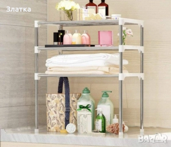 Етажерка за кухня с три рафта, снимка 10 - Органайзери - 54763238