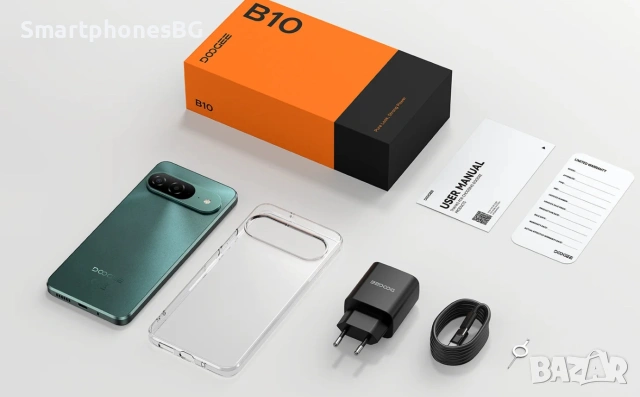 Doogee B10 48GB RAM 256GB ROM, Ултра тънък корпус с IP68 защита, снимка 10 - Други - 55213081