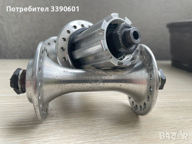 Campagnolo комплект шосейни главини с шлици и QR, снимка 2 - Части за велосипеди - 54190753