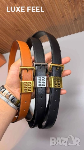 Miu Miu ✨ Hermes ✨ Prada ✨ Естествена Кожа ✨Дамски Колани , снимка 12 - Колани - 55227017