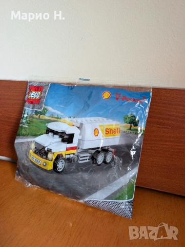 Lego 40196 Shell V-Power Shell Tanker, чисто нов, запечатан, лимитирана серия, снимка 2 - Конструктори - 55094960