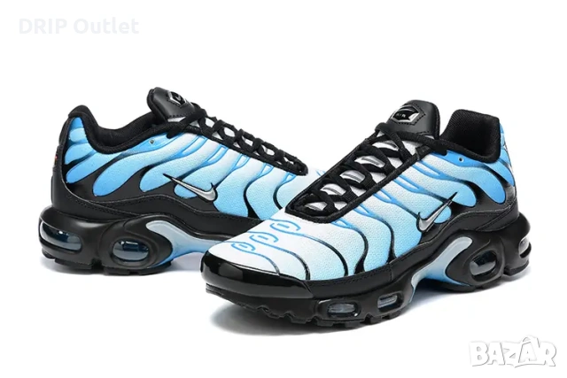 !НОВИ! Nike Air Max Plus 'TN' | Black/Blue Gradient | + КУТИЯ, снимка 3 - Маратонки - 55283163
