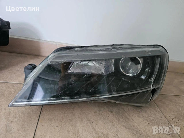 Ляв фар Skoda Superb 3 lqv far шкода супърб 3