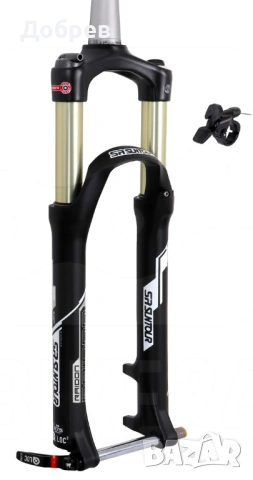 Въздушна вилка алуминий с дист. команда: SR RAIDON-XC RLR DS 27.5", Air 100-120мм, Remote, НОВА, снимка 14 - Части за велосипеди - 45049939