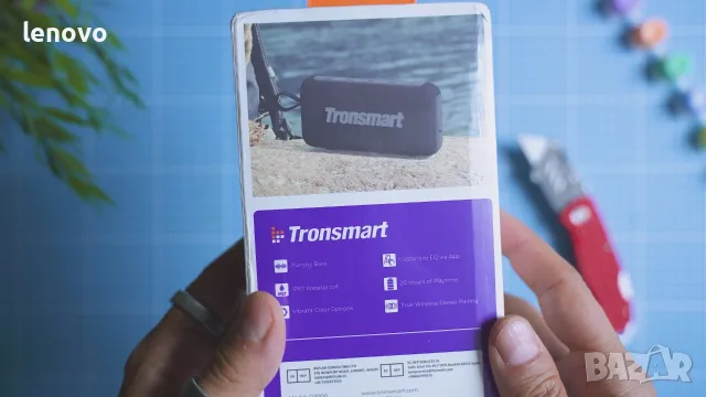 Tronsmart Trip 2 – преносима Bluetooth колонка (сива), снимка 4 - Bluetooth тонколони - 55555058