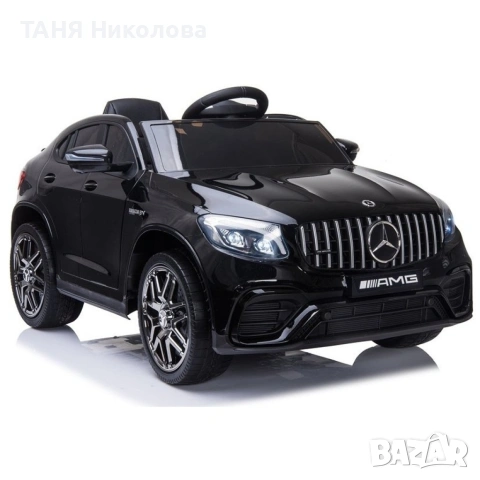 Акумулаторен джип Mercedes GLC63 COUPE 4X4 с меки гуми 12V📢