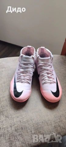 Nike Mercurial Superfly 9 Club FG/MG Junior - розово Размер 35,5 см, снимка 2 - Футбол - 53949136