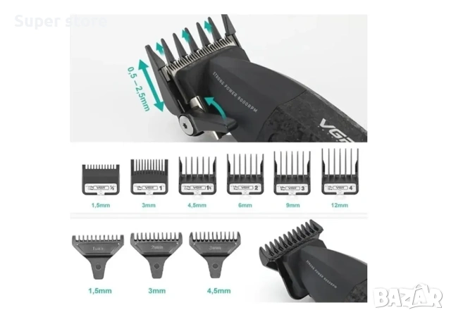 Комплект машинки за подстригване, снимка 3 - Машинки за подстригване - 54172498