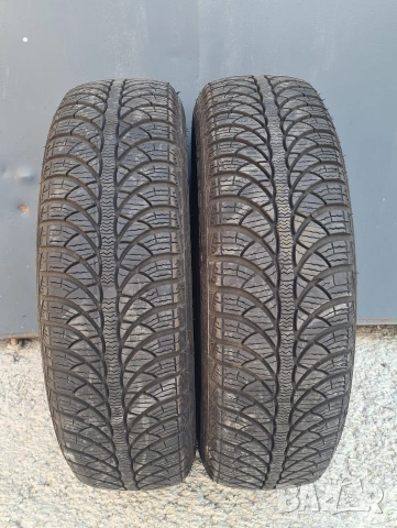 2 бр. M+S гуми Fulda 165/70 R14 M+S железни джанти 5x100 за VW, Skoda, Seat, снимка 2 - Гуми и джанти - 54688514
