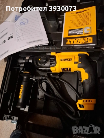 перфоратор dewalt 800w 2.6 джаула нов , снимка 4 - Други инструменти - 54655041