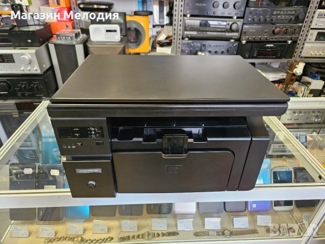 Принтер HP LaserJet M1132 MFP (3-в-1) – Пълен комплект кабели + Работещ тонер, снимка 2 - Принтери, копири, скенери - 54879106