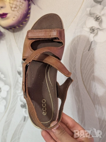 кожени сандали Ecco Babett Comfort номер 40 , снимка 6 - Сандали - 50751047