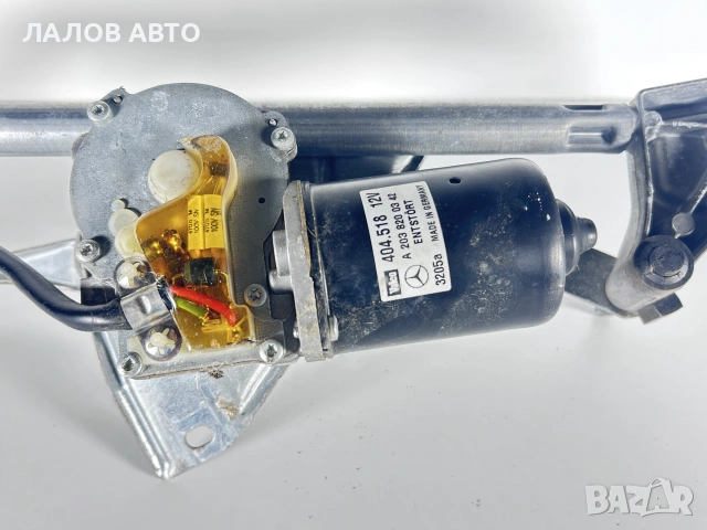 Механизъм моторче предни чистачки Мерцедес Ц класа Chistachki Mercedes C class W203 A 203 820 03 42, снимка 2 - Части - 55146455