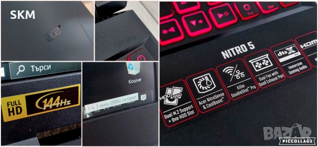 i5-11400H | RTX3050Ti | 512GB | IPS 144Hz |16RAM лаптоп laptop acer nitro 5 ацер нитро gaming геймин, снимка 8 - Лаптопи за игри - 54571343